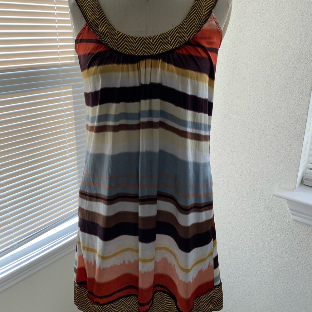 BCBG Silk Sleeveless Mini Dress
